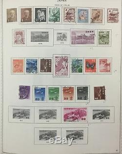 Bj Stamps Japan, 1875-1976, Dans L'album Minkus, Mint Hinged & Used. 916 $