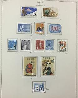 Bj Stamps Japan, 1875-1976, Dans L'album Minkus, Mint Hinged & Used. 916 $