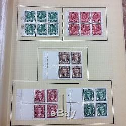 Bj Timbres Canada Stamp Collection À Rapkin Ancien Album Scott Value 4,900 Mh