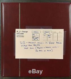Bj Timbres États-unis Collection, 1893-1974, Safe Album, Mint Ou Utilisé