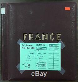 Bj Timbres France, 1849-1959, Dans L'album Schaubek, Menthe Ou Used.'17 Scott 3546 $