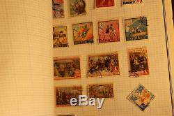 Box Lot 9 Ww Stamp Collection 31 Poundsun Ghana, Albums! Etc Faire Offre