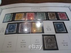 CANADA, Terre-Neuve, excellente collection de timbres, pour la plupart montés dans un album Scott
