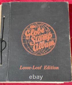 CDE1 Collection/accumulation mondiale et australienne sur une épaisse pile de feuilles d'album a