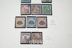 CHINE 1897-ANNÉES 1980 COLLECTION DE PLUS DE 1 150 TIMBRES NEUFS ET OBLITÉRÉS DANS UN ALBUM SCOTT