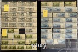COLLECTION AMÉRICAINE de 950 Timbres avec NUMÉROS DE PLAQUE, Tous Neufs Non Contrecollés, REGARDEZ & LISEZ