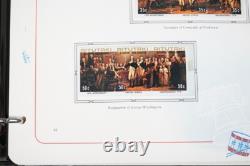 COLLECTION BICENTENAIRE DES ÉTATS-UNIS ET DU MONDE ANNÉES 1970 2 ALBUMS DE PLUS DE 400 TIMBRES