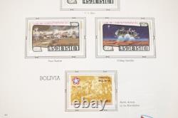 COLLECTION BICENTENAIRE DES ÉTATS-UNIS ET DU MONDE ANNÉES 1970 2 ALBUMS DE PLUS DE 400 TIMBRES