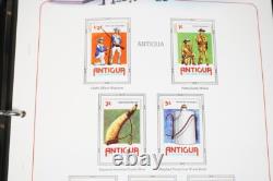 COLLECTION BICENTENAIRE DES ÉTATS-UNIS ET DU MONDE ANNÉES 1970 2 ALBUMS DE PLUS DE 400 TIMBRES