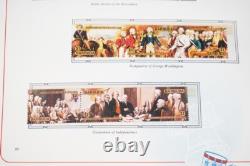 COLLECTION BICENTENAIRE DES ÉTATS-UNIS ET DU MONDE ANNÉES 1970 2 ALBUMS DE PLUS DE 400 TIMBRES