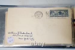 COLLECTION D'AIRMAIL FDCS DE PLUS DE 130 PIÈCES DES ÉTATS-UNIS DES ANNÉES 1920-1940 DANS L'ALBUM C7 C31