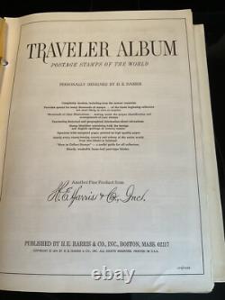 COLLECTION D'ALBUM DE TIMBRES ÉTRANGERS MONDIAUX EN GROS - 2 600 TIMBRES DIFFÉRENTS (SANS ÉTATS-UNIS)