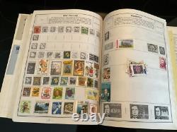 COLLECTION D'ALBUM DE TIMBRES ÉTRANGERS MONDIAUX EN GROS - 2 600 TIMBRES DIFFÉRENTS (SANS ÉTATS-UNIS)