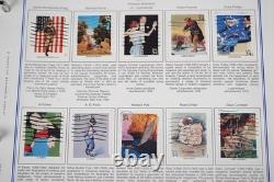 COLLECTION D'ENVOLIS DE PRESQUE 700 TIMBRES NEUFS ET USAGÉS DES ANNÉES 1890 / 2010 DANS UN ALBUM D'ALLÉGEANCE