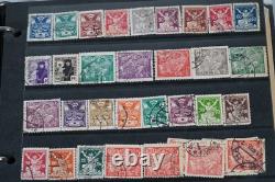 COLLECTION DE 2600+ TIMBRES DE TCHÉCOSLOVAQUIE & 5 FDC NEUFS ET USAGÉS DANS UN GRAND ALBUM