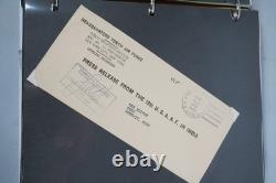 COLLECTION DE 65 ENVELOPPES DU BUREAU DE POSTE DE L'ARMÉE AMÉRICAINE DES ANNÉES 1940 STOCKÉES DANS UN ALBUM