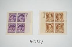 COLLECTION DE BLOCS DE PLUS DE 400 EN PERFECT STATE DANS UN ALBUM SUR PAGES BLANCHES ACE DES ÉTATS-UNIS DES ANNÉES 1930 À 1960