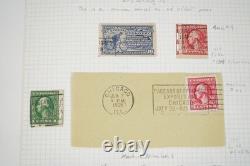 COLLECTION DE CANCELLATIONS DU XXe SIÈCLE DES ÉTATS-UNIS DE PLUS DE 1 200 TIMBRES CONSERVÉS DANS UN ALBUM