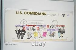 COLLECTION DE PLUS DE 30 FDCS PUGH PEINTS À LA MAIN DES ANNÉES 1990 AUX ÉTATS-UNIS STOCKÉS DANS UN ALBUM