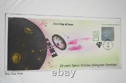 COLLECTION DE PLUS DE 30 FDCS PUGH PEINTS À LA MAIN DES ANNÉES 1990 AUX ÉTATS-UNIS STOCKÉS DANS UN ALBUM