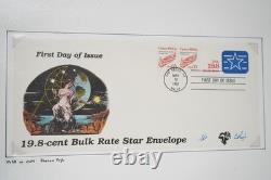 COLLECTION DE PLUS DE 30 FDCS PUGH PEINTS À LA MAIN DES ANNÉES 1990 AUX ÉTATS-UNIS STOCKÉS DANS UN ALBUM