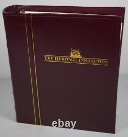 COLLECTION DE TIMBRES AMÉRICAINS DES ANNÉES 1850 À 2001 DE PLUS DE 1000 TIMBRES NEUFS ET USAGÉS STOCKÉS DANS UN ALBUM PATRIMONIAL