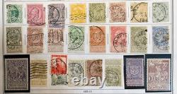 COLLECTION DE TIMBRES DE BELGIQUE SUR pages d’album 700+ commence en 1865. Y COMPRIS LE JEU GÉN. PATTON