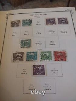 COLLECTION DE TIMBRES DE TCHÉCOSLOVAQUIE Bel album Scott Specialty 1973 Tops PLUS