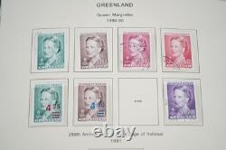 COLLECTION DE TIMBRES DU GROENLAND 1987-2010, PLUS DE 325 TIMBRES NEUFS ET USAGÉS, CONSERVÉS DANS UN ALBUM