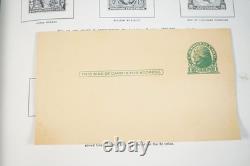 COLLECTION DE TIMBRES ET ENVELOPPES DES ÉTATS-UNIS 1870-1970, PLUS DE 1 300 TIMBRES ET PLUS DE 35 ENVELOPPES STOCKÉS DANS UN ALBUM HARRIS