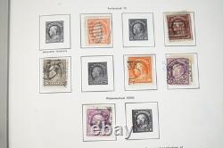 COLLECTION DE TIMBRES ET ENVELOPPES DES ÉTATS-UNIS 1870-1970, PLUS DE 1 300 TIMBRES ET PLUS DE 35 ENVELOPPES STOCKÉS DANS UN ALBUM HARRIS