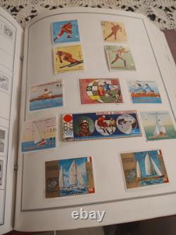 COLLECTION DE TIMBRES MONDIALE MAGNIFIQUE ET PRETEUSE Dans Deux Albums Parfaits Harris