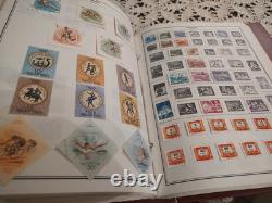 COLLECTION DE TIMBRES MONDIALE MAGNIFIQUE ET PRETEUSE Dans Deux Albums Parfaits Harris