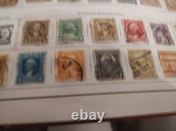 COLLECTION DE TIMBRES MONDIALE MAGNIFIQUE ET PRETEUSE Dans Deux Albums Parfaits Harris