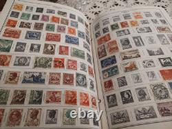 COLLECTION DE TIMBRES MONDIALE MAGNIFIQUE ET PRETEUSE Dans Deux Albums Parfaits Harris