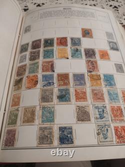 COLLECTION DE TIMBRES MONDIALE MAGNIFIQUE ET PRETEUSE Dans Deux Albums Parfaits Harris