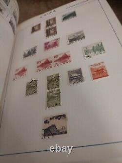 COLLECTION DE TIMBRES MONDIALE MASSIVE DANS L'ALBUM DELUXE HE HARRIS STATESMAN DES ANNÉES 1800 ET SUIVANTES