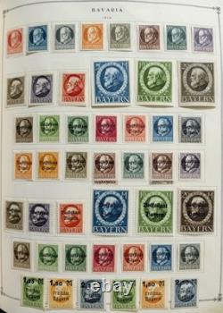 COLLECTION DE TIMBRES MONDIALE dans DEUX ALBUMS Scott 1840-1940 VALEUR Scott PROPRE 25K+