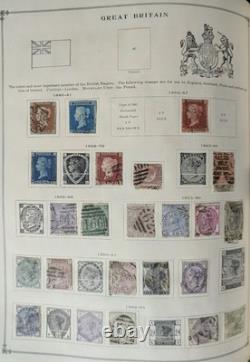 COLLECTION DE TIMBRES MONDIALE dans DEUX ALBUMS Scott 1840-1940 VALEUR Scott PROPRE 25K+