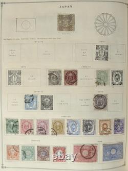 COLLECTION DE TIMBRES MONDIALE dans DEUX ALBUMS Scott 1840-1940 VALEUR Scott PROPRE 25K+