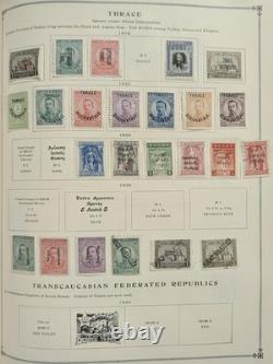 COLLECTION DE TIMBRES MONDIALE dans DEUX ALBUMS Scott 1840-1940 VALEUR Scott PROPRE 25K+