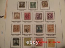 COLLECTION DE TIMBRES POSTAUX VINTAGE DES ÉTATS-UNIS DANS UN ALBUM, 1847-1967