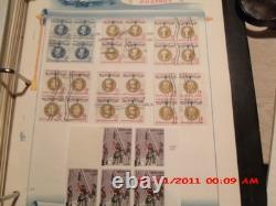 COLLECTION DE TIMBRES POSTAUX VINTAGE DES ÉTATS-UNIS DANS UN ALBUM, 1847-1967