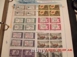 COLLECTION DE TIMBRES POSTAUX VINTAGE DES ÉTATS-UNIS DANS UN ALBUM, 1847-1967