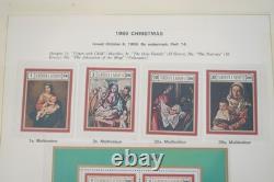 COLLECTION DE TIMBRES SAMOA DES ANNÉES 1950 À 1980, PLUS DE 375 TIMBRES, MAJORITÉ NEUF SANS CHARNIÈRE DANS UN ALBUM