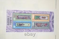 COLLECTION DE TIMBRES SAMOA DES ANNÉES 1950 À 1980, PLUS DE 375 TIMBRES, MAJORITÉ NEUF SANS CHARNIÈRE DANS UN ALBUM