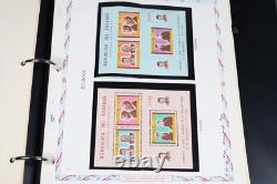 COLLECTION DE TIMBRES SPÉCIAUX JFK DES ANNÉES 1960 AUX ÉTATS-UNIS DUBAI-HONGRIE DANS UN ALBUM