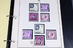 COLLECTION DE TIMBRES SPÉCIAUX JFK DES ANNÉES 1960 AUX ÉTATS-UNIS DUBAI-HONGRIE DANS UN ALBUM