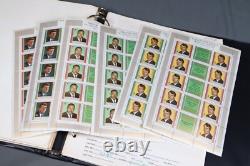 COLLECTION DE TIMBRES SPÉCIAUX JFK DES ANNÉES 1960 AUX ÉTATS-UNIS DUBAI-HONGRIE DANS UN ALBUM
