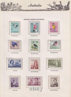 COLLECTION DÉCIMALE 1966-92 DANS ALBUM COMPLET SUR PAGES SEVEN SEAS MUH + EXTRAS